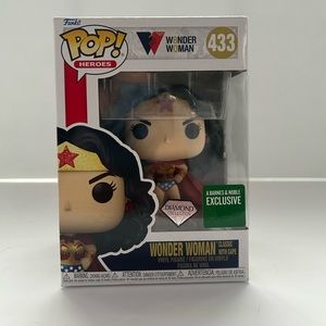 Wonder Woman Classic Diamond Glitter 80th Anniversary Pop!
